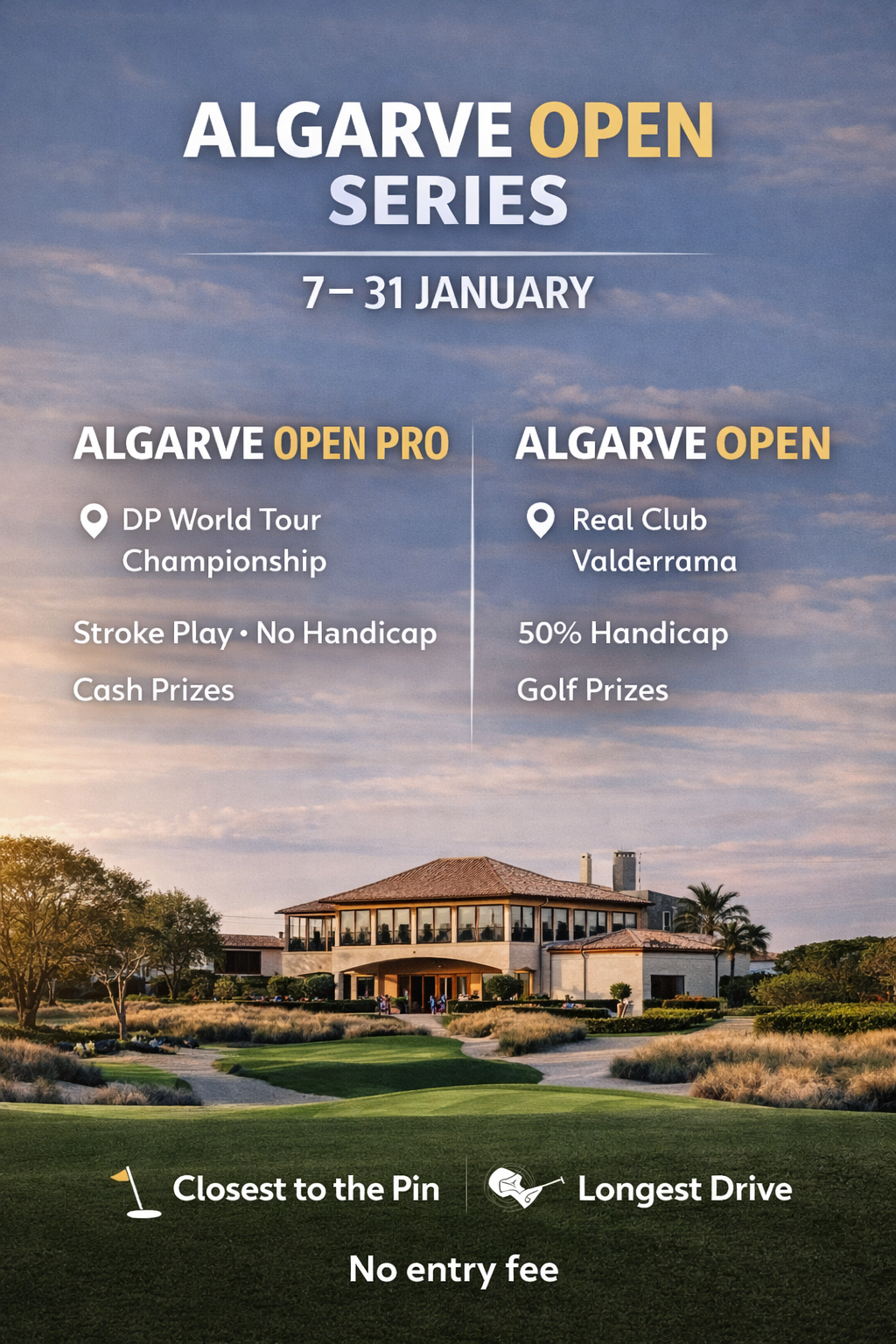 Algarve Open Series | Indoor Golf Tournament in Vilamoura
